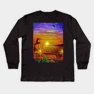 Mystical Buddha Kids Long Sleeve T-Shirt